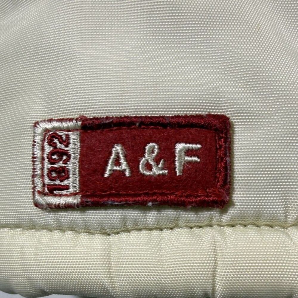 Abercrombie & Fitch Ivory Puffer Cozy Jacket Size Small - Picture 4 of 7